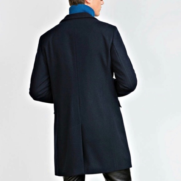ZARA MAN WOOL TRENCH COAT - Picture 4 of 5